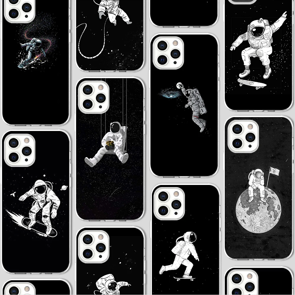 ciciber Funda Case for Iphone 13 Case for IPhone 12 13 11 Pro XR 7 X XS MAX 8 6 6S Plus 5 SE 2020 Silicone Astronaut Skateboard
ciciber Funda Case for Iphone 13 Case for IPhone 12 13 11 Pro XR 7 X XS MAX 8 6 6S Plus 5 SE 2020 Silicone Astronaut Skateboard