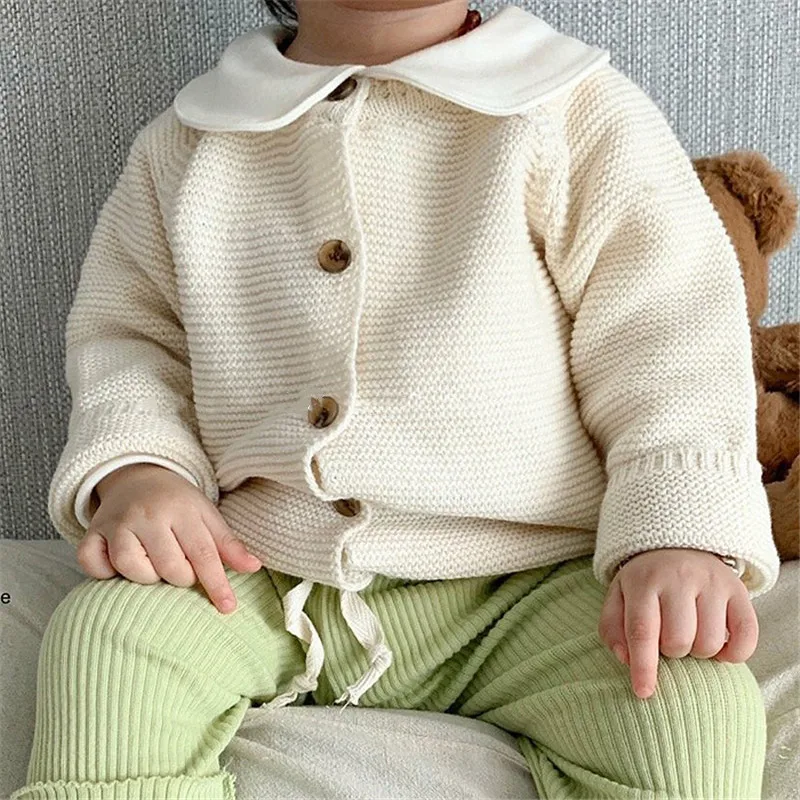 2021 Fall Spring Brief Baby Knitted Sweater Soft Cardigan Kids Girls Boys Sweater Bebes Clothes Set Knitting Children Clothing
2021 Fall Spring Brief Baby Knitted Sweater Soft Cardigan Kids Girls Boys Sweater Bebes Clothes Set Knitting Children Clothing