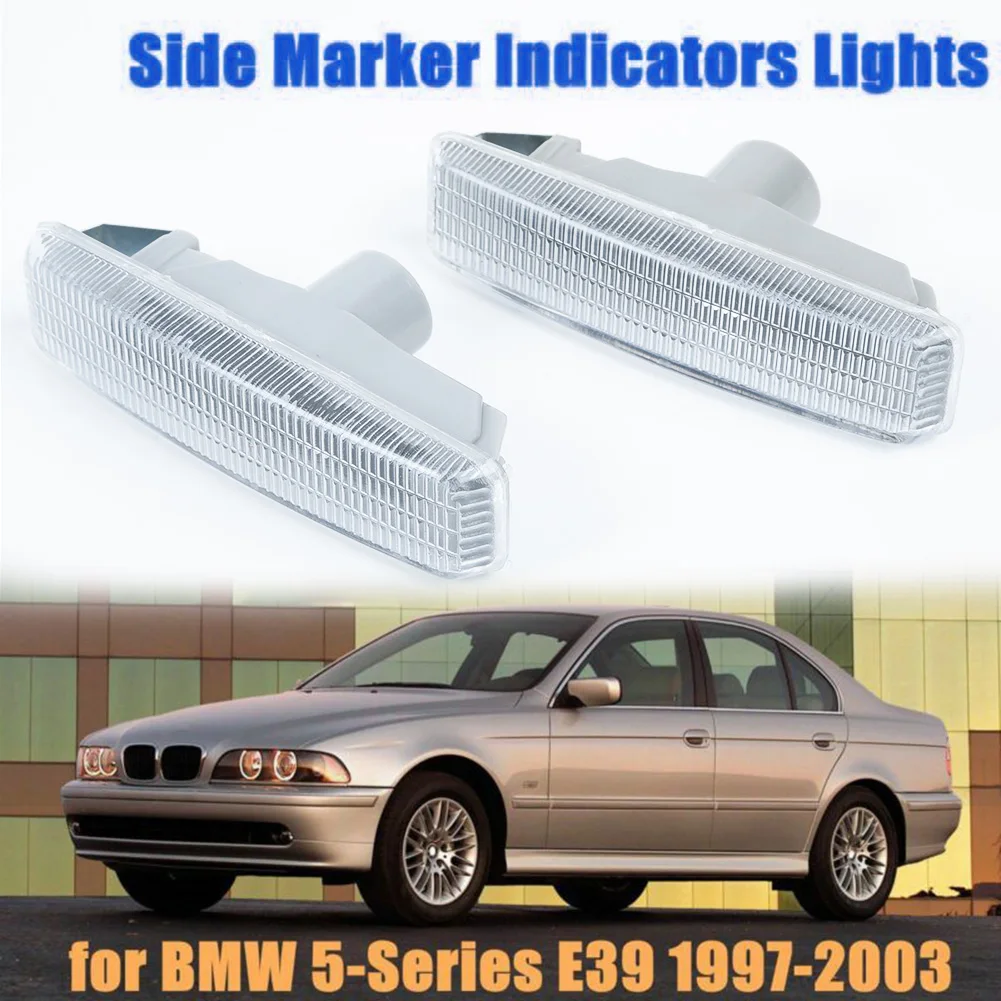 2Pcs Front Side Marker Lights Bumper Turn Signal Lamp Indicators For BMW 5 Series E39 1997-2003 Blinker Lens
2Pcs Front Side Marker Lights Bumper Turn Signal Lamp Indicators For BMW 5 Series E39 1997-2003 Blinker Lens