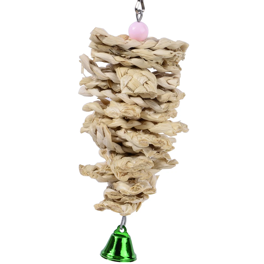 Bird Toys for Parrots Chewing Toy Bite-Proof Straw Hanging Bird Toy Bird Chew Toy with Bell Parrot Toys
Bird Toys for Parrots Chewing Toy Bite-Proof Straw Hanging Bird Toy Bird Chew Toy with Bell Parrot Toys