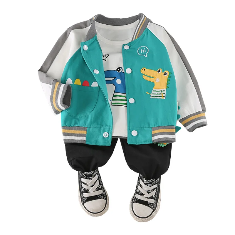 New Boys Clothing Autumn Baby Girl Clothes Children Cartoon Jacket T-Shirt Pants 3Pcs/Set Toddler Active Costume Kids Tracksuits
New Boys Clothing Autumn Baby Girl Clothes Children Cartoon Jacket T-Shirt Pants 3Pcs/Set Toddler Active Costume Kids Tracksuits