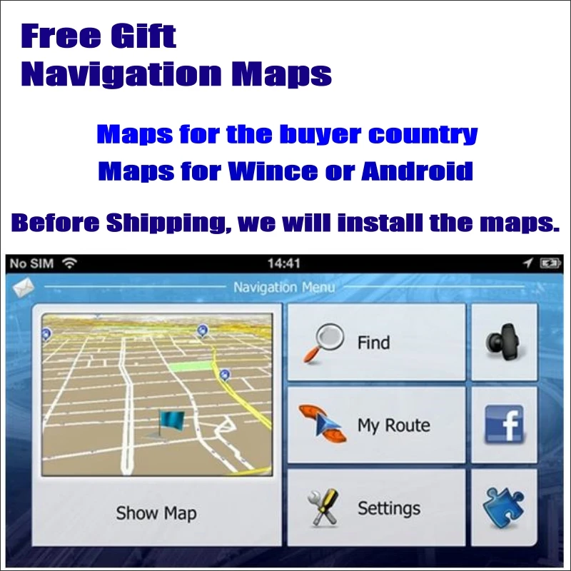 Бесплатные подарки GPS навигация карты для Европы Северной Америки Австралии Азии