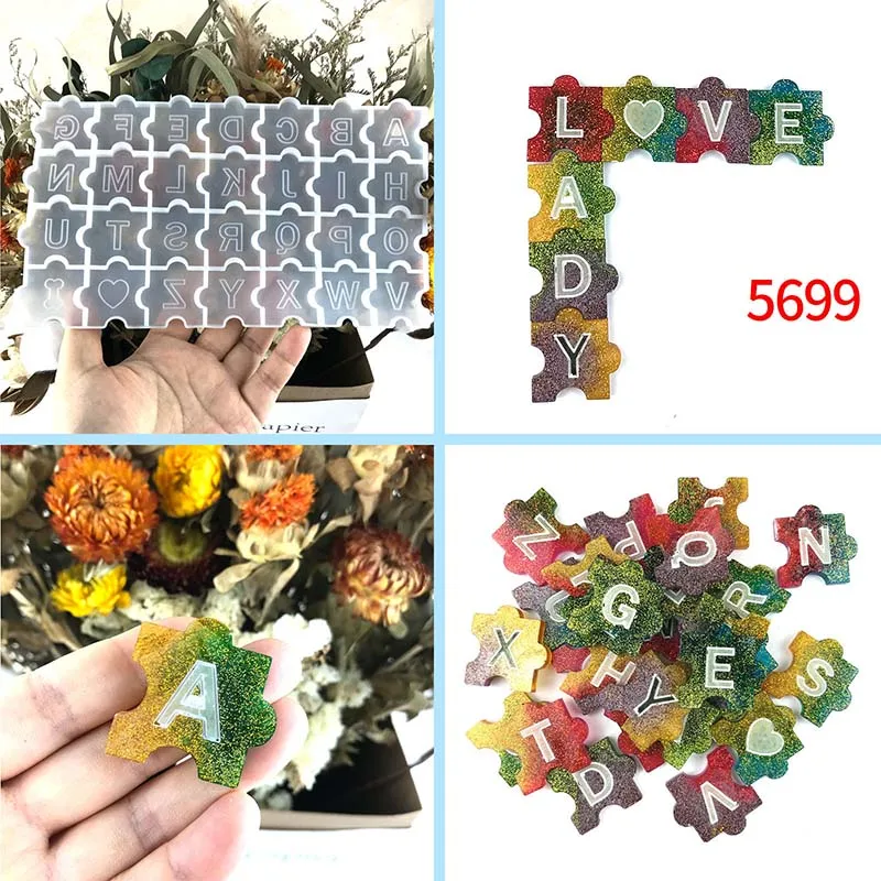 DIY English Alphabet Puzzle Crystal Epoxy Resin Mold Jewelry Water Drop Puzzle Letters Silicone Toy Mold 1Pc
DIY English Alphabet Puzzle Crystal Epoxy Resin Mold Jewelry Water Drop Puzzle Letters Silicone Toy Mold 1Pc