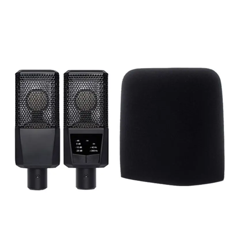 

2PCS Microphone Sponge Cover Protective Cap Windshield Mic Foam Covers for Lewitt LCT 240 240PRO 249 249Pro 449 450 440