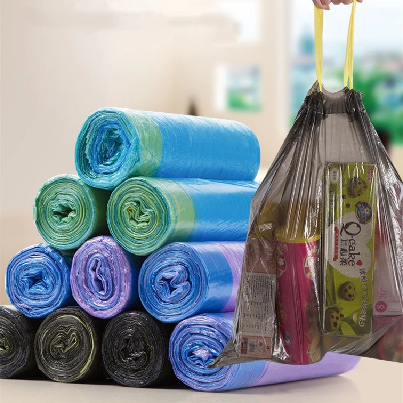 Kitchen accessories special drawcord closing garbage bag household portable thickened large garbage can plastic bag
Kitchen accessories special drawcord closing garbage bag household portable thickened large garbage can plastic bag