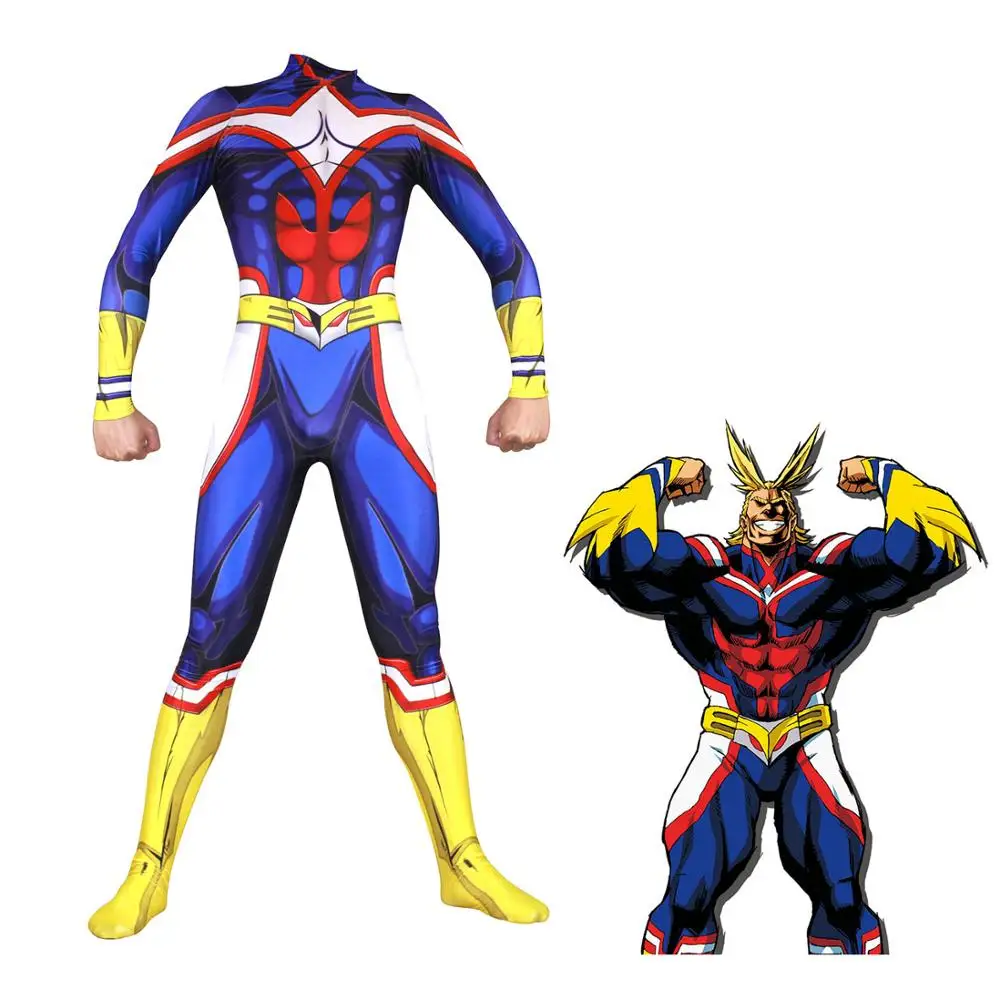 Unisex Lycra Spandex Zentai Halloween My Hero Academia All·Might Suit Cosplay Costumes Adult/Kids 3D Style
Unisex Lycra Spandex Zentai Halloween My Hero Academia All·Might Suit Cosplay Costumes Adult/Kids 3D Style