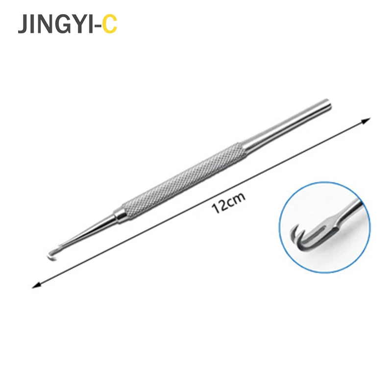 Stainless Steel Beauty Retractor Double Eyelid Double Head Surgical Hook Ophthalmic Cosmetic Plastic Surgery Instrument
Stainless Steel Beauty Retractor Double Eyelid Double Head Surgical Hook Ophthalmic Cosmetic Plastic Surgery Instrument