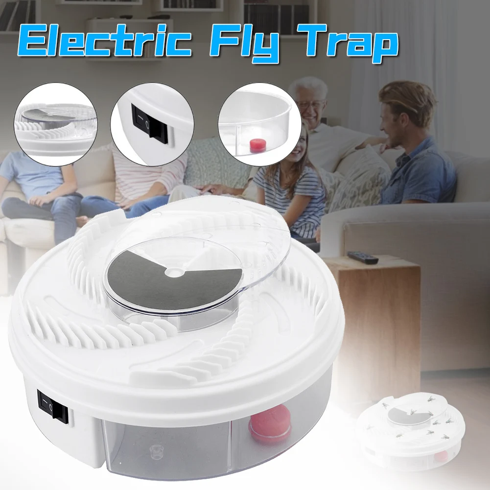 Electric Fly Trap Automatic Fly Catcher Physical Fly Pest Insect Control Repellent Tool For Indoors Kitchen Farms Room
Electric Fly Trap Automatic Fly Catcher Physical Fly Pest Insect Control Repellent Tool For Indoors Kitchen Farms Room