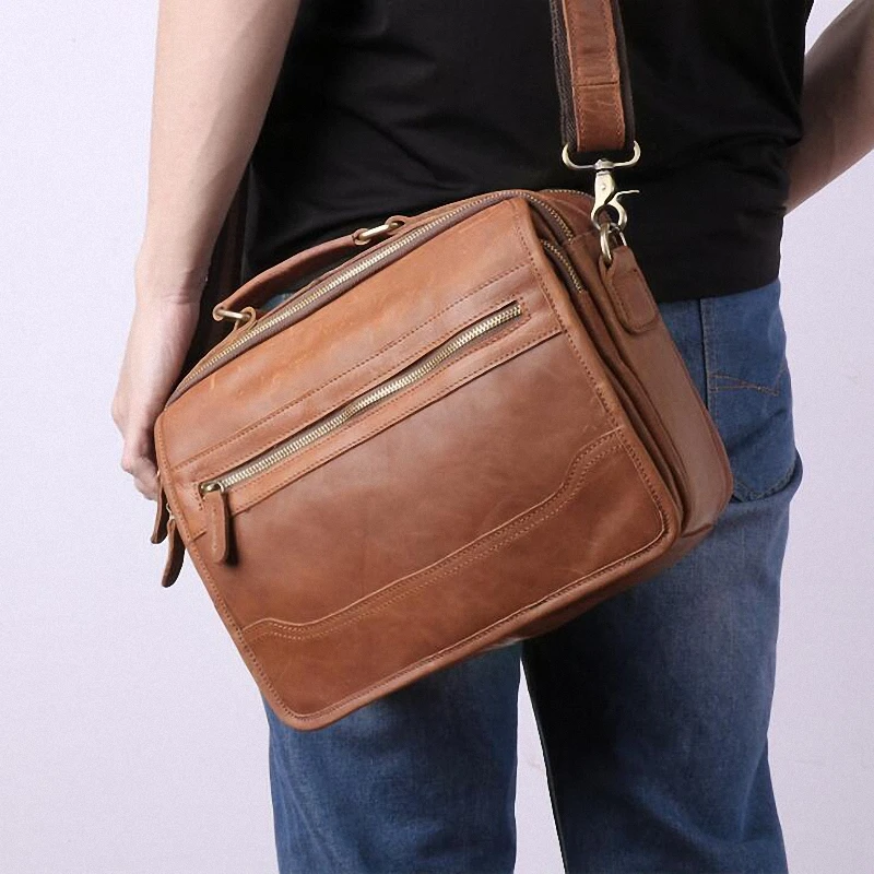 Brand New Cowhide Leather Messenger Bag Men Genuine Leather Handbag Male Travel Pad Shoulder Bag for Men Office Briefcase Totes
Brand New Cowhide Leather Messenger Bag Men Genuine Leather Handbag Male Travel Pad Shoulder Bag for Men Office Briefcase Totes