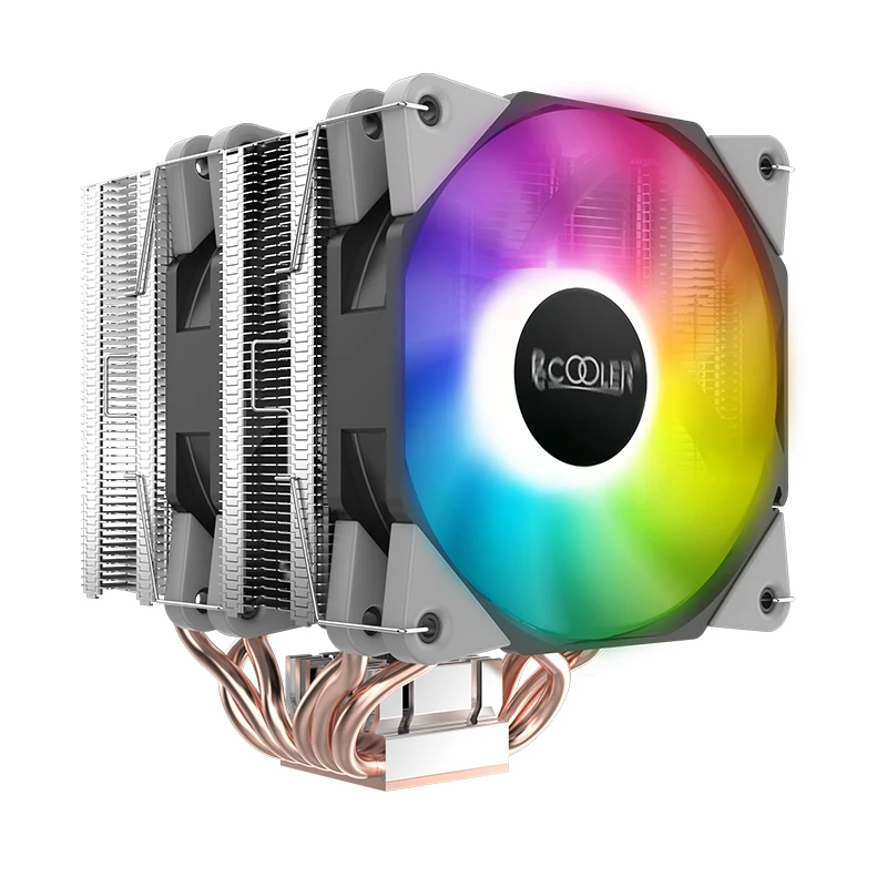 Радиатор для ЦП Pccooler S7 с двойной башней/6 тепловыми трубками из чистой меди/SRGB, двойной вентилятор/Поддержка 2066/1200/AM4, кулер для ЦП
Радиатор для ЦП Pccooler S7 с двойной башней/6 тепловыми трубками из чистой меди/SRGB, двойной вентилятор/Поддержка 2066/1200/AM4, кулер для ЦП
