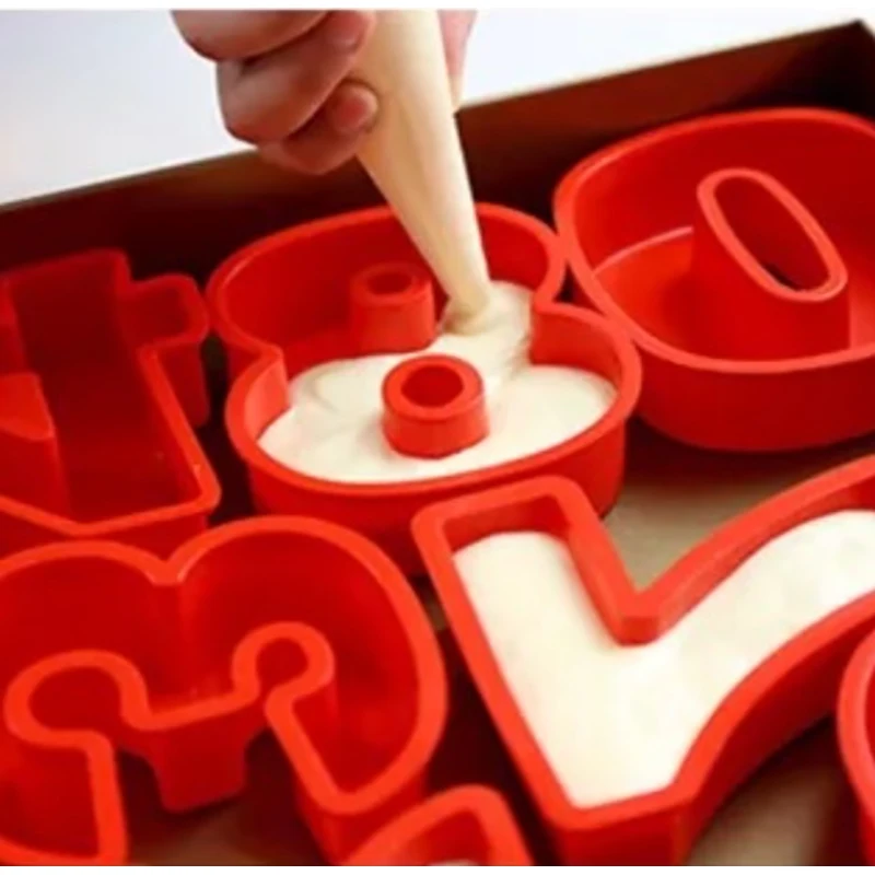 9 Pieces Of 3d Silicone Digital Cake Mold Baking Mold Tray Wedding Birthday Cake Baking Pan Cake Decoration Tool
9 Pieces Of 3d Silicone Digital Cake Mold Baking Mold Tray Wedding Birthday Cake Baking Pan Cake Decoration Tool