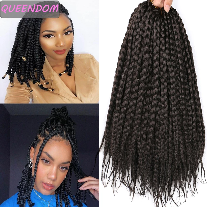 Short Box Braids Crochet Braid Hair Extension 14 Inch Synthetic Natural Ombre Hair Black Brown Blonde Afro Crochet Braiding Hair
Short Box Braids Crochet Braid Hair Extension 14 Inch Synthetic Natural Ombre Hair Black Brown Blonde Afro Crochet Braiding Hair