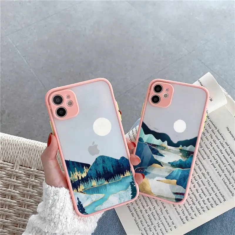 Hand Painted art Landscape Phone Case matte transparent For iphone 7 8 11 12 13 plus mini x xs xr pro max cover
Hand Painted art Landscape Phone Case matte transparent For iphone 7 8 11 12 13 plus mini x xs xr pro max cover