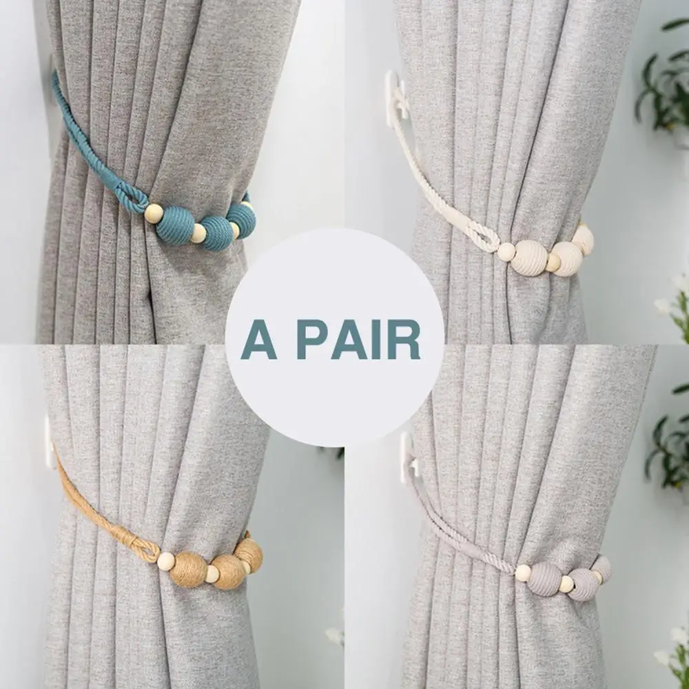 High Quality Curtain Tiebacks Woven Rope(29.5") Decorative Holdbacks for Window Sheer and Blackout Curtains Home Tools
High Quality Curtain Tiebacks Woven Rope(29.5") Decorative Holdbacks for Window Sheer and Blackout Curtains Home Tools