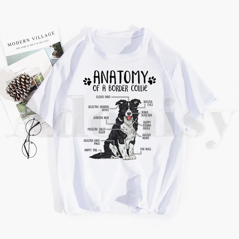 Футболка в стиле Харадзюку с надписью «I Love my Border Collie Dog» 
Футболка в стиле Харадзюку с надписью «I Love my Border Collie Dog»