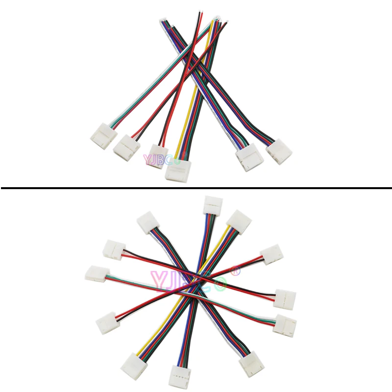 5pcs LED Welding free connector clip 2pin 3pin 4pin 5pin 6pin LED Connector with Cable For 5050 3528 RGB RGBW RGBWW LED strip
5pcs LED Welding free connector clip 2pin 3pin 4pin 5pin 6pin LED Connector with Cable For 5050 3528 RGB RGBW RGBWW LED strip