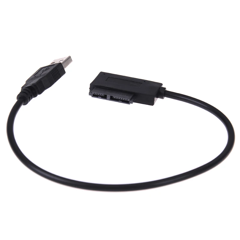 1 шт. Usb к 7 + 6 13pin тонкий Sata/ide Cd Dvd Rom Оптический привод кабель адаптер для ноутбука |