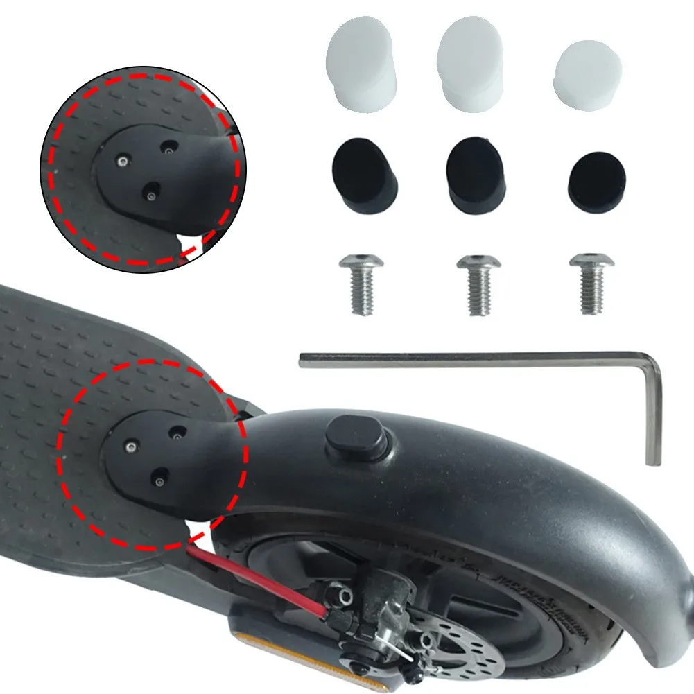 3Pcs Electric Scooter Rear Fender Mudguard Screws Rubber Cap For XIAO*MI M365 Rubber+Stainless Steel E-scooter Accessories
3Pcs Electric Scooter Rear Fender Mudguard Screws Rubber Cap For XIAO*MI M365 Rubber+Stainless Steel E-scooter Accessories