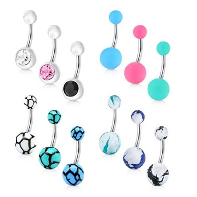 12 Pcs 14G Stainless Steel Belly Button Rings for Women Girls CZ Inlaid Navel Bars Body Piercing Jewelry
12 Pcs 14G Stainless Steel Belly Button Rings for Women Girls CZ Inlaid Navel Bars Body Piercing Jewelry