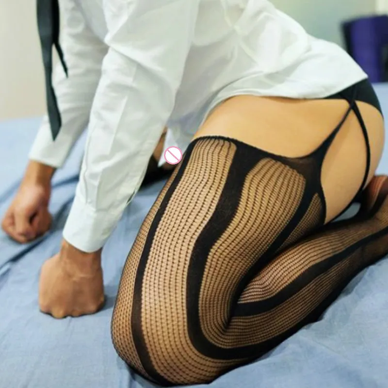 2020 колготки мужское нижнее белье с открытой промежностью Collants мужские сетчатые