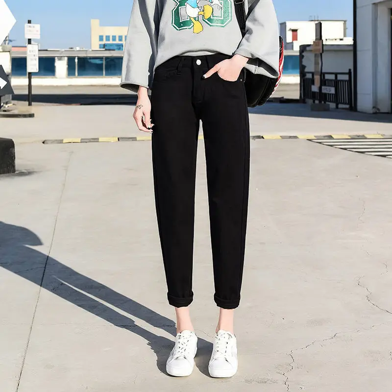 Boyfriend Jeans For Women Mom Jeans White Blue Harem Denim Pants Casual High Waist Jeans Female Trousers
Boyfriend Jeans For Women Mom Jeans White Blue Harem Denim Pants Casual High Waist Jeans Female Trousers