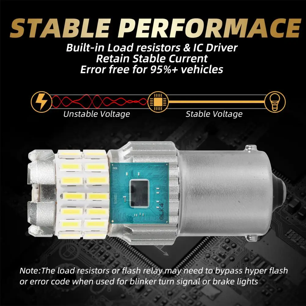 2Pcs 1156-36 SMD 7W Decoding Turn Signals 150 Degree Skew Lighting 6SMD/3030+30SMD/4014 Car Parking Running Turn Light Bulbs
2Pcs 1156-36 SMD 7W Decoding Turn Signals 150 Degree Skew Lighting 6SMD/3030+30SMD/4014 Car Parking Running Turn Light Bulbs