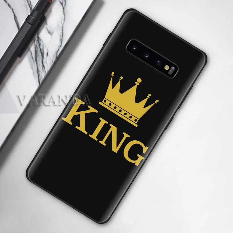Crown Letter King Queen Cases for Samsung Galaxy S20 Ultra S10 5G S10e S9 Plus Note 20 10 Lite 9 Silicone Phone Coque
Crown Letter King Queen Cases for Samsung Galaxy S20 Ultra S10 5G S10e S9 Plus Note 20 10 Lite 9 Silicone Phone Coque