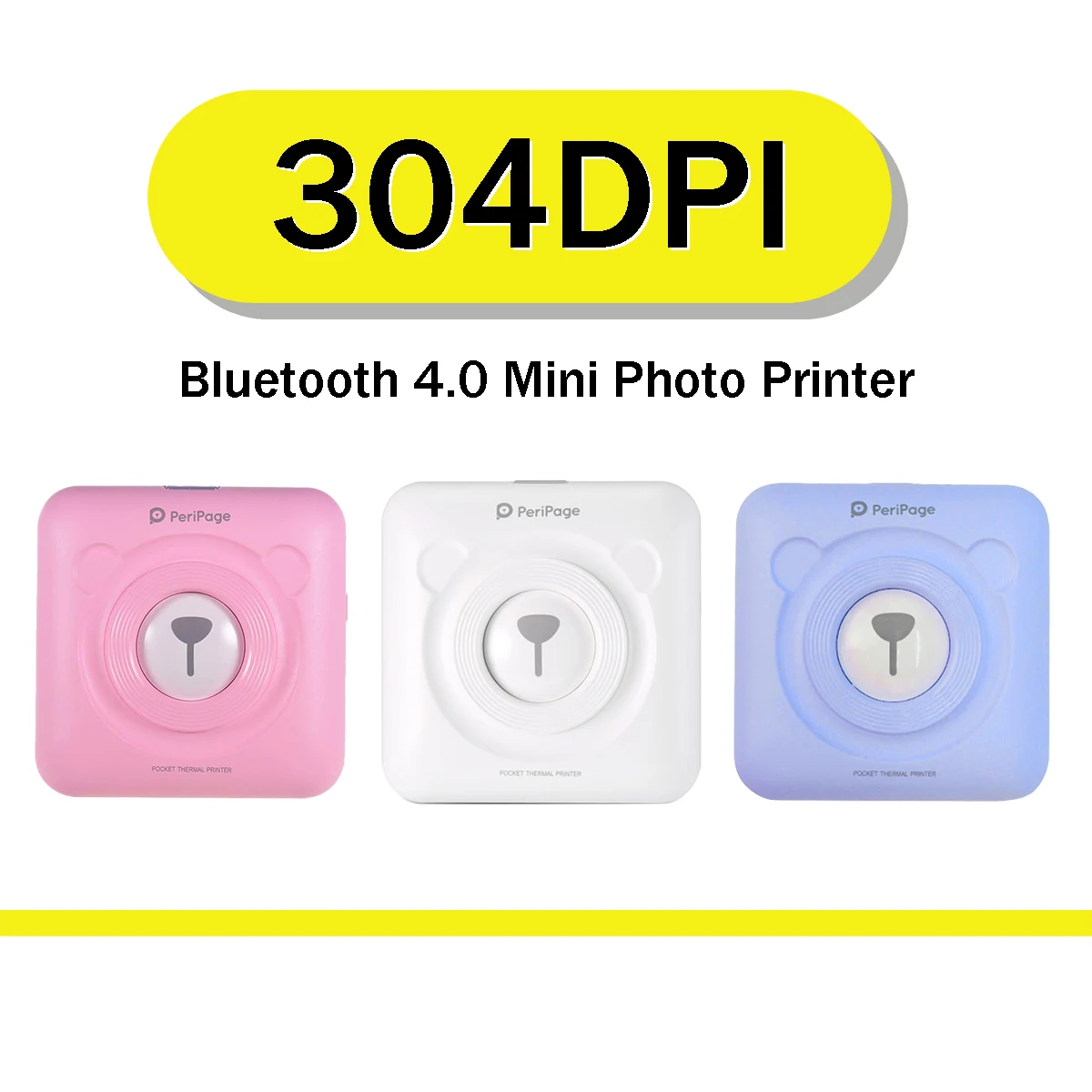 PeriPage Mini Portable Thermal Printer Pocket Photo Label Sticker Machine A6 304DPI Wireless Bluetooth for Android IOS Phone
PeriPage Mini Portable Thermal Printer Pocket Photo Label Sticker Machine A6 304DPI Wireless Bluetooth for Android IOS Phone
