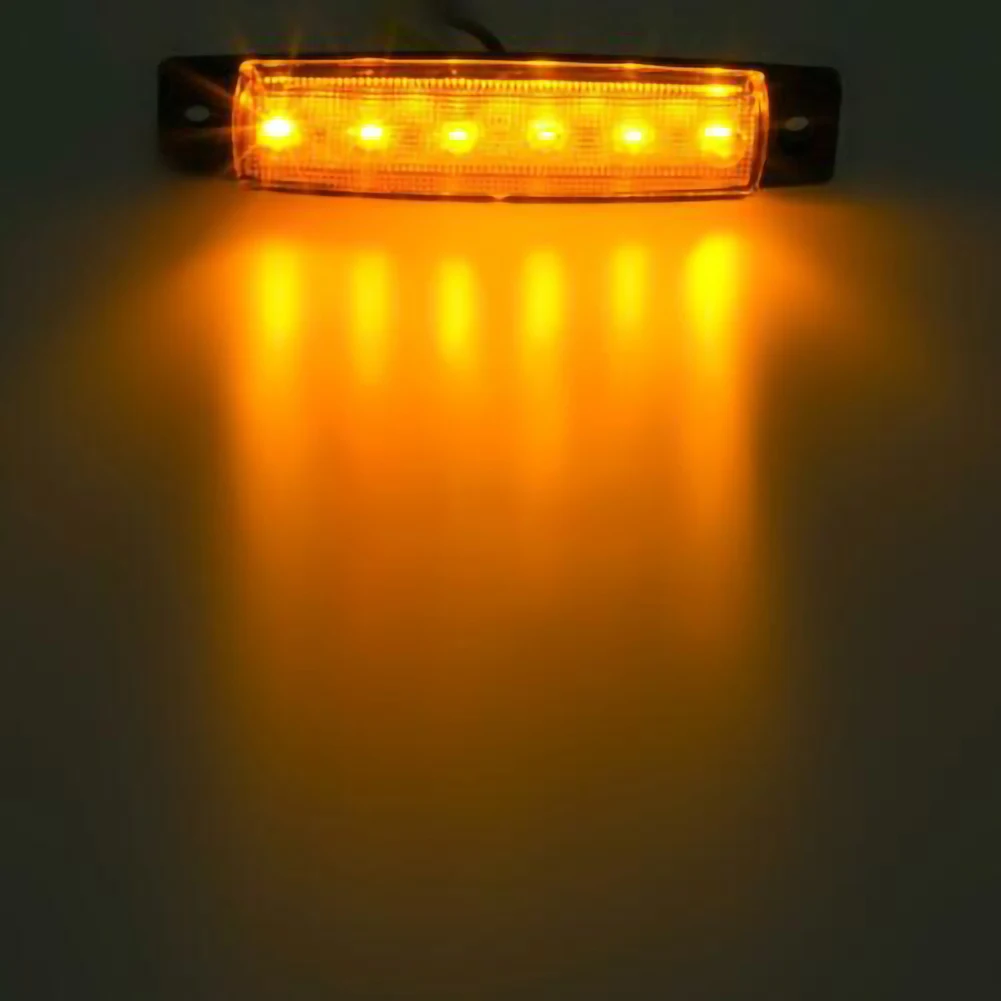 10pcs Waterproof Side Marker Light Trailer Truck 6-smd Clearance Led Lamps Amber 12v Universal High Quality Truck Side Light
10pcs Waterproof Side Marker Light Trailer Truck 6-smd Clearance Led Lamps Amber 12v Universal High Quality Truck Side Light
