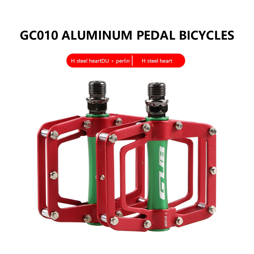 GUB GC-010 DU 1 Pair Sealed Bearing Cycle Pedals luminum Alloy Platform 9/16 CR-MO Spindle Pedal Bicycle Parts
GUB GC-010 DU 1 Pair Sealed Bearing Cycle Pedals luminum Alloy Platform 9/16 CR-MO Spindle Pedal Bicycle Parts