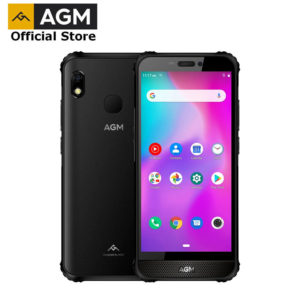 

AGM A10 Waterproof IP68 Rugged Phone 6GB+128GB NFC Smartphone 4G Cellphone 4400mAh 5.7" Front Placed Speaker Mobile Phone