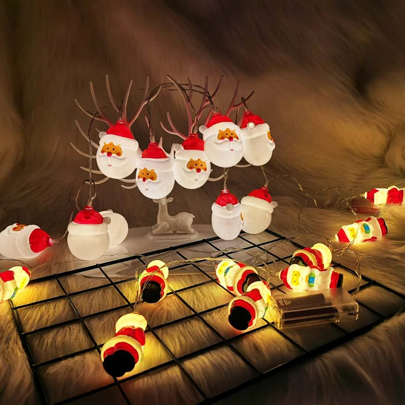 Christmas Santa Claus LED String Lights Christmas Fairy Light for Home Xmas Ornaments Holiday New Year Party Decorations Garland
Christmas Santa Claus LED String Lights Christmas Fairy Light for Home Xmas Ornaments Holiday New Year Party Decorations Garland