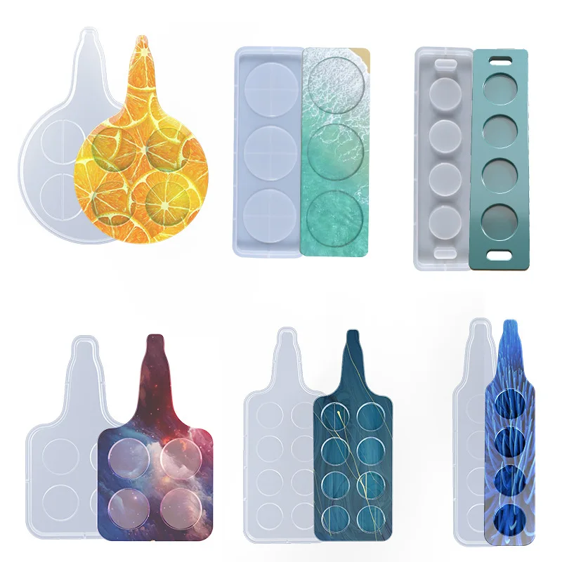DIY Crystal Epoxy Resin Mold Wine Glass Tray Wine Beer Rack Mirror Silicone Mold For Resin Home Decor 1Pc
DIY Crystal Epoxy Resin Mold Wine Glass Tray Wine Beer Rack Mirror Silicone Mold For Resin Home Decor 1Pc