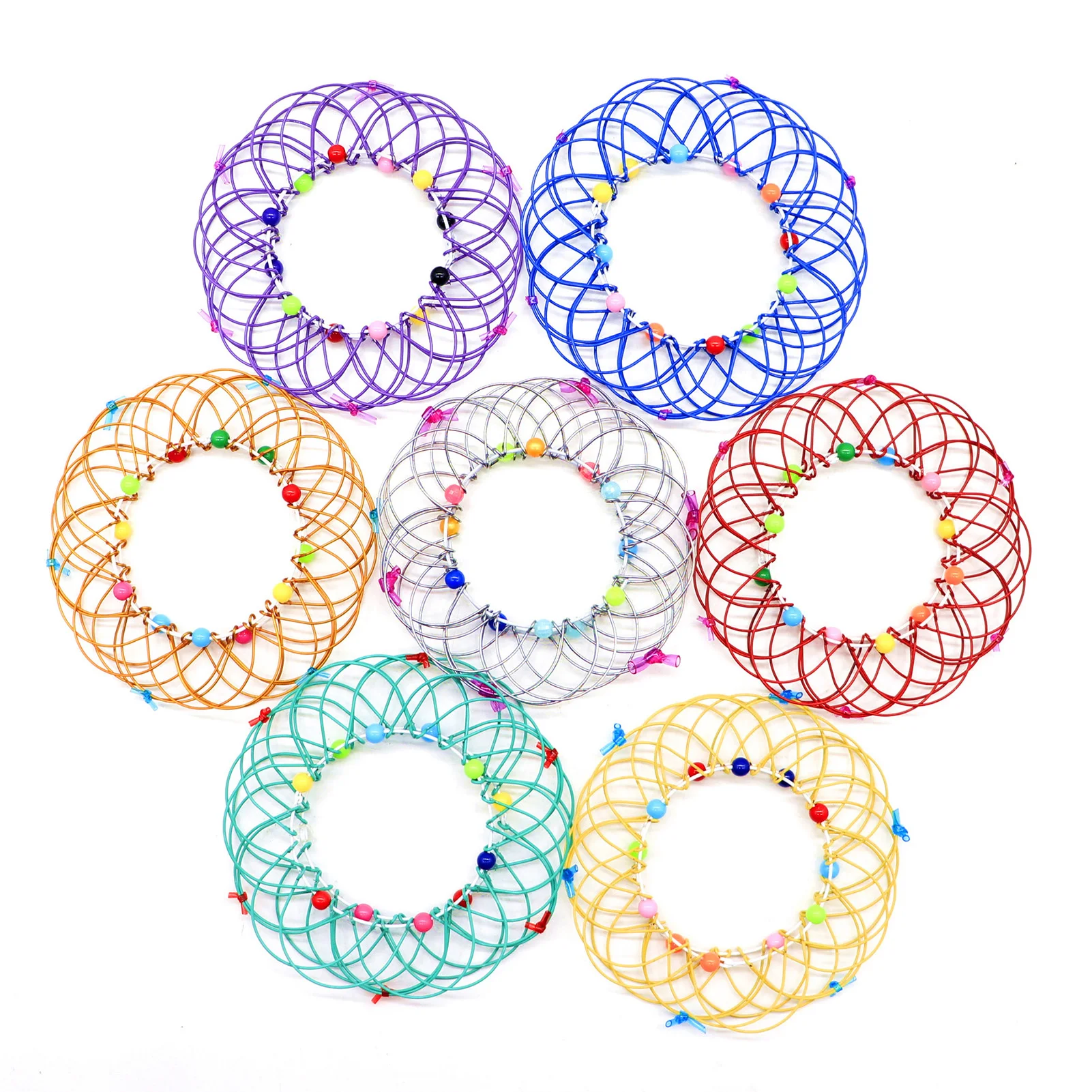 Magic Mandala Flower Basket Toy Multiple Changes Iron Hoop Ring Toy ASD88 
Magic Mandala Flower Basket Toy Multiple Changes Iron Hoop Ring Toy ASD88