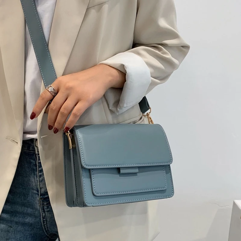 Solid Color PU Leather Crossbody Bags For Women 2021 Luxury Quality Shoulder Simple Female Handbags and Purses
Solid Color PU Leather Crossbody Bags For Women 2021 Luxury Quality Shoulder Simple Female Handbags and Purses