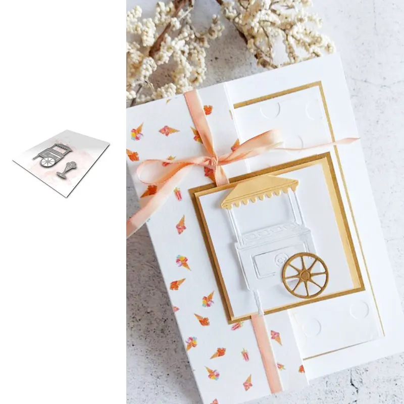 Ice Cream Truck Cutting Dies and Stamps Scrapbook Dariy Decoration Stencil Embossing Template Diy Greeting Card Make Albums
Ice Cream Truck Cutting Dies and Stamps Scrapbook Dariy Decoration Stencil Embossing Template Diy Greeting Card Make Albums