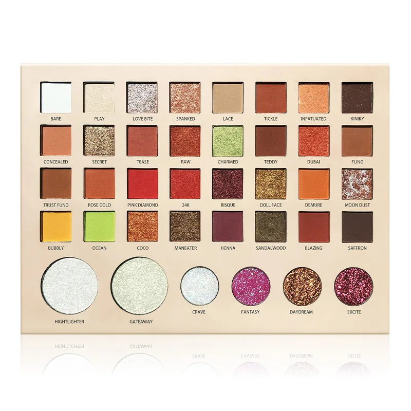 38 Colors Eyeshadow Holographic Shiny Matte Pearlescent Glitter Waterproof Eyeshadow Palette Metallic Diamond Makeup Tools
38 Colors Eyeshadow Holographic Shiny Matte Pearlescent Glitter Waterproof Eyeshadow Palette Metallic Diamond Makeup Tools