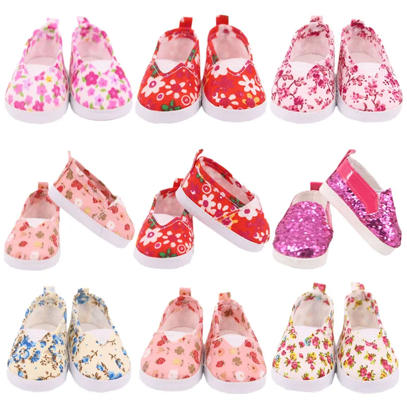 FreeShipping Doll Canvas Shoes Printed Flowers Shoes For 18 Inch American&43 Cm Baby New Born Doll Our Generation Girl`s Toy DIY
FreeShipping Doll Canvas Shoes Printed Flowers Shoes For 18 Inch American&43 Cm Baby New Born Doll Our Generation Girl`s Toy DIY