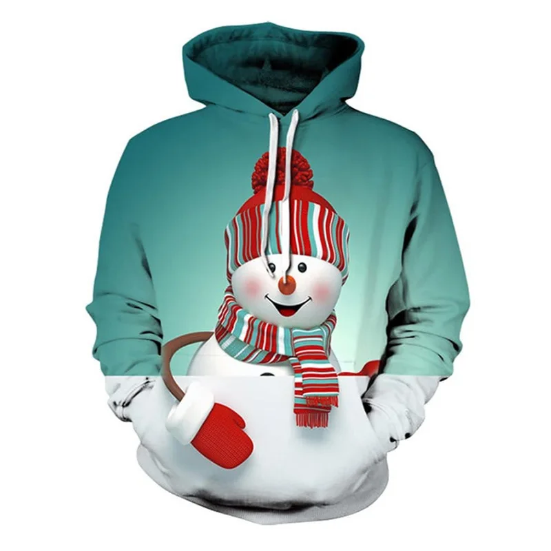 New 3D printing Christmas snowman hoodie men's and women's unisex couples fashion casual autumn and winter sports shirts Christm
New 3D printing Christmas snowman hoodie men's and women's unisex couples fashion casual autumn and winter sports shirts Christm