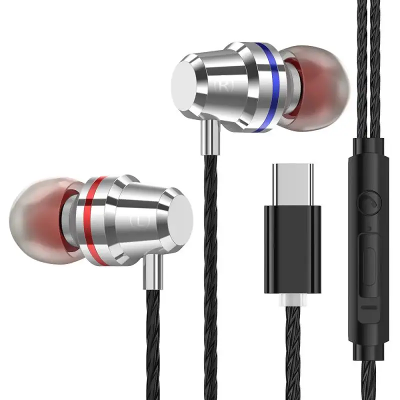 Wired Earphone Earbud Headset, Type-c Connection Sport Earbuds USB Type C Metal Headset
Wired Earphone Earbud Headset, Type-c Connection Sport Earbuds USB Type C Metal Headset