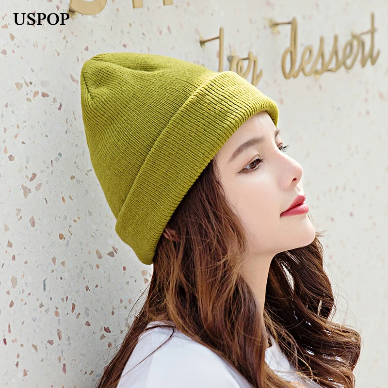 Зимние шапки USPOP, женские шапки, однотонные вязаные шапки, женские облегающие шапки, мужские холодные шапки
Зимние шапки USPOP, женские шапки, однотонные вязаные шапки, женские облегающие шапки, мужские холодные шапки