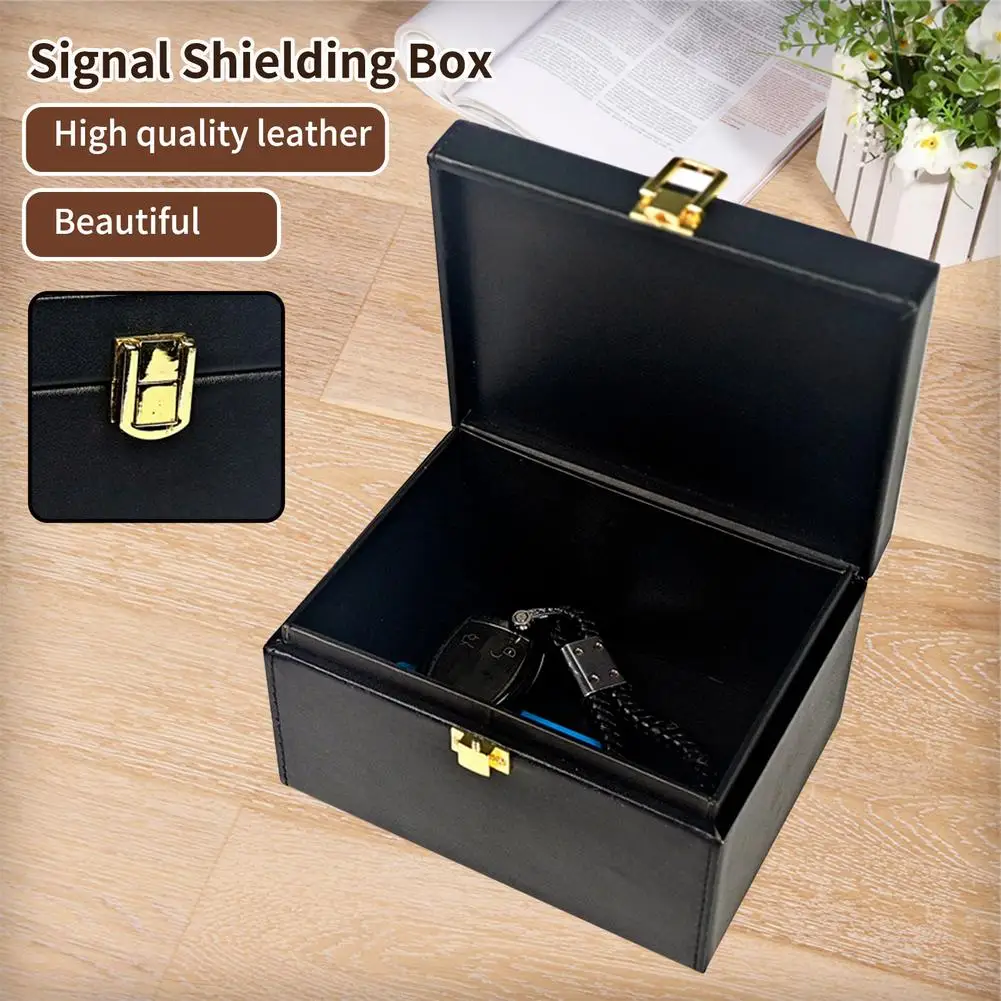 16x12x9cm Car Key Signal Blocker Box Anti-Theft RFID Signal Blocking Bag Faraday Box For Keyless Car Keys Radiation Protection
16x12x9cm Car Key Signal Blocker Box Anti-Theft RFID Signal Blocking Bag Faraday Box For Keyless Car Keys Radiation Protection