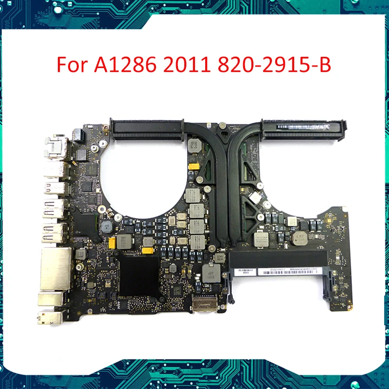 Материнская плата 661 5852 для Macbook PRO A1286 материнская 15 "MC723LL 2 2G 1 ГБ Unibody системная 820