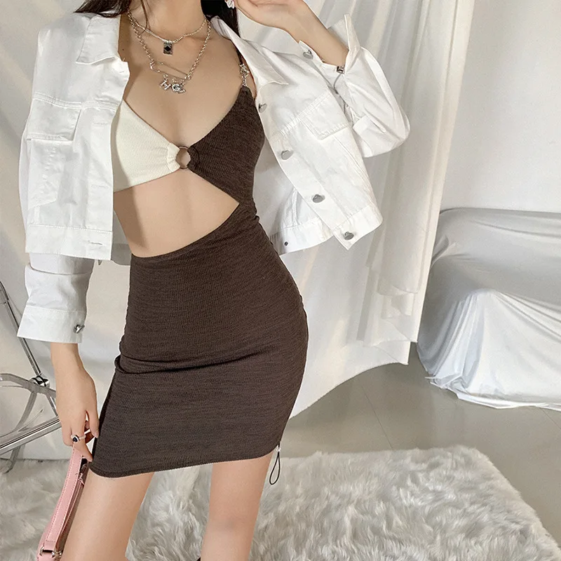 KAISENDZ Spaghetti strap dress for women Hollow metal button Drawstring striped dress Casual Party cotton women's dresses
KAISENDZ Spaghetti strap dress for women Hollow metal button Drawstring striped dress Casual Party cotton women's dresses