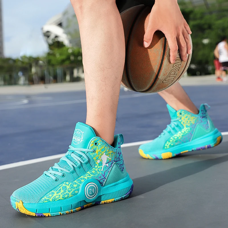 Men's Basketball Shoes Breathable Cushioning Non-Slip Wearable Sports Shoes Gym Training Athletic Basketball Sneakers for men
Men's Basketball Shoes Breathable Cushioning Non-Slip Wearable Sports Shoes Gym Training Athletic Basketball Sneakers for men