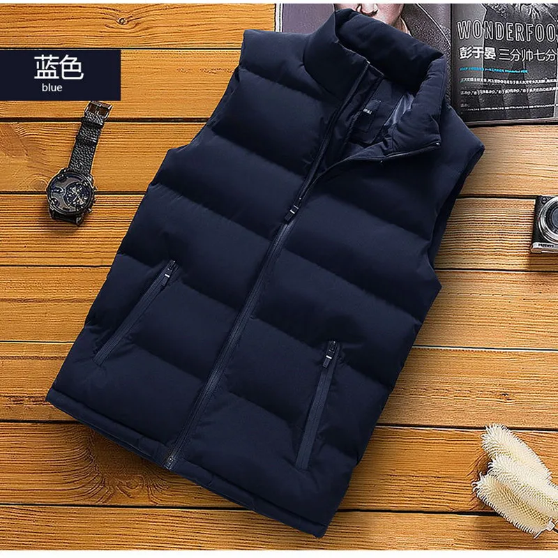 LJ475 Fashion casual Down vest warm Men's waistcoat without sleeves high quality Vest male winter Men's sleeveless jacket 
LJ475 Fashion casual Down vest warm Men's waistcoat without sleeves high quality Vest male winter Men's sleeveless jacket
