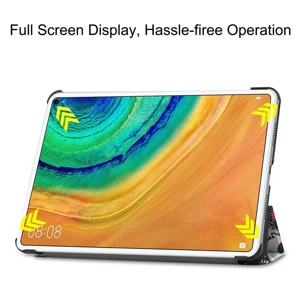 Ultra Slim PU Leather Folding Stand Case Cover for Huawei MatePad Pro 10.8 inch 2019 Tablet Smart Sleep Week Up Case
Ultra Slim PU Leather Folding Stand Case Cover for Huawei MatePad Pro 10.8 inch 2019 Tablet Smart Sleep Week Up Case