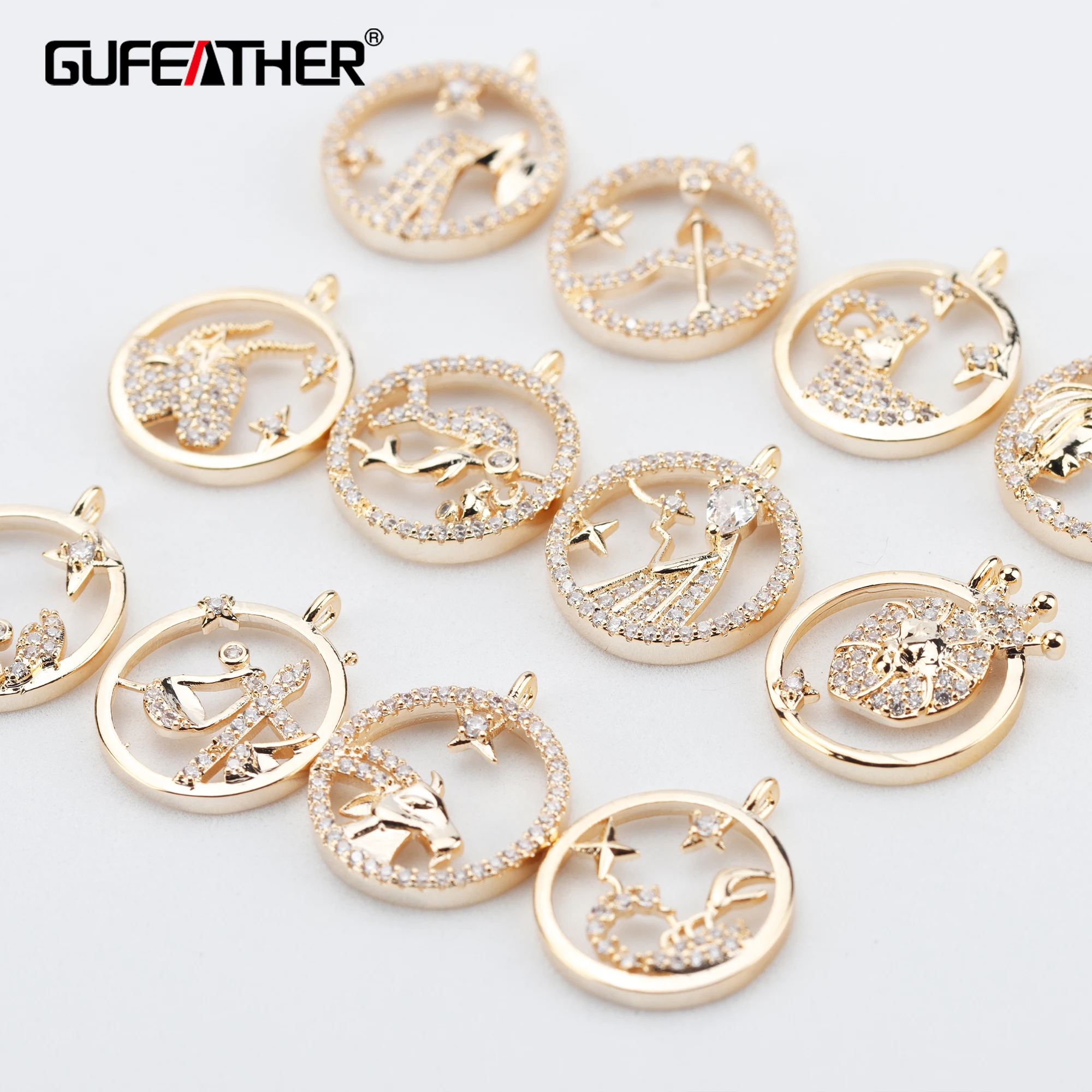 Аксессуары для ювелирных изделий GUFEATHER, набор из 6 шт./лот из меди и металла с покрытием из 18-каратного золота, с родиевым покрытием и созвезди...
Аксессуары для ювелирных изделий GUFEATHER, набор из 6 шт./лот из меди и металла с покрытием из 18-каратного золота, с родиевым покрытием и созвезди...