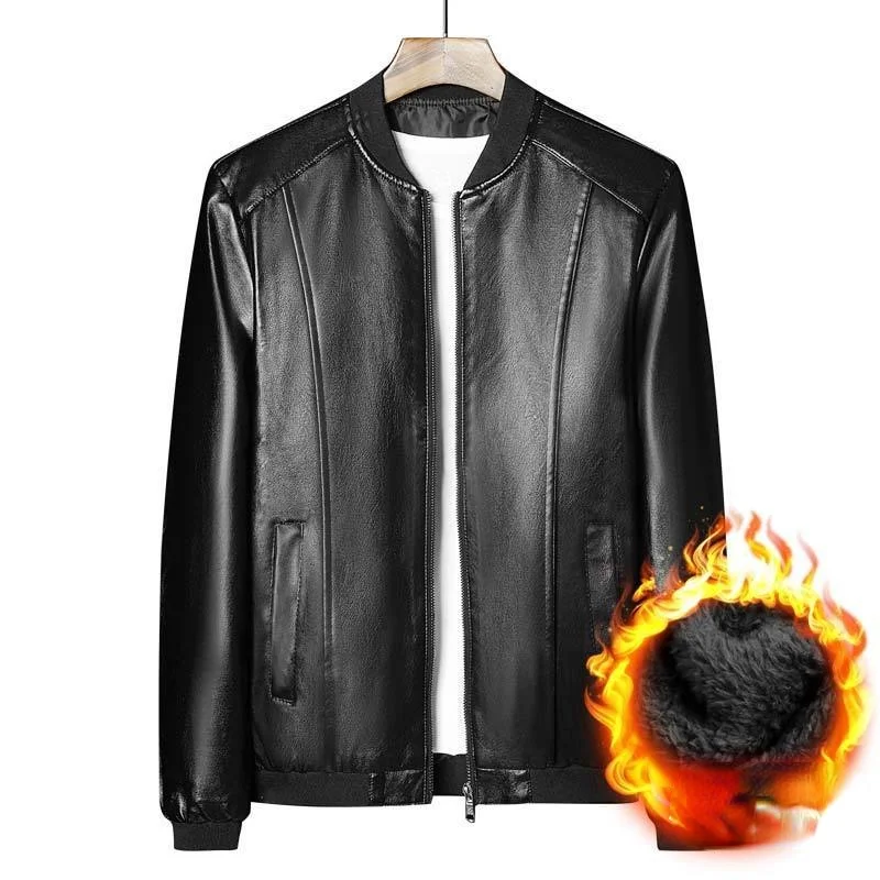 2022 New Autumn Winter Men's Leather Motorcycle Jacket Male PU faux Leather Jacket Warm Coats Ladies Streetwear Clothing A17
2022 New Autumn Winter Men's Leather Motorcycle Jacket Male PU faux Leather Jacket Warm Coats Ladies Streetwear Clothing A17