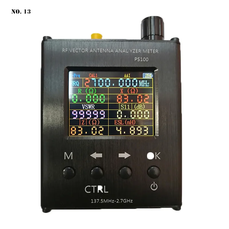 137.5MHz-2.7GHz Analyzer Meter Tester Antenna Analysis Measuring Instrument Aluminum Alloy Shell Standing Wave Table Analyzer
137.5MHz-2.7GHz Analyzer Meter Tester Antenna Analysis Measuring Instrument Aluminum Alloy Shell Standing Wave Table Analyzer